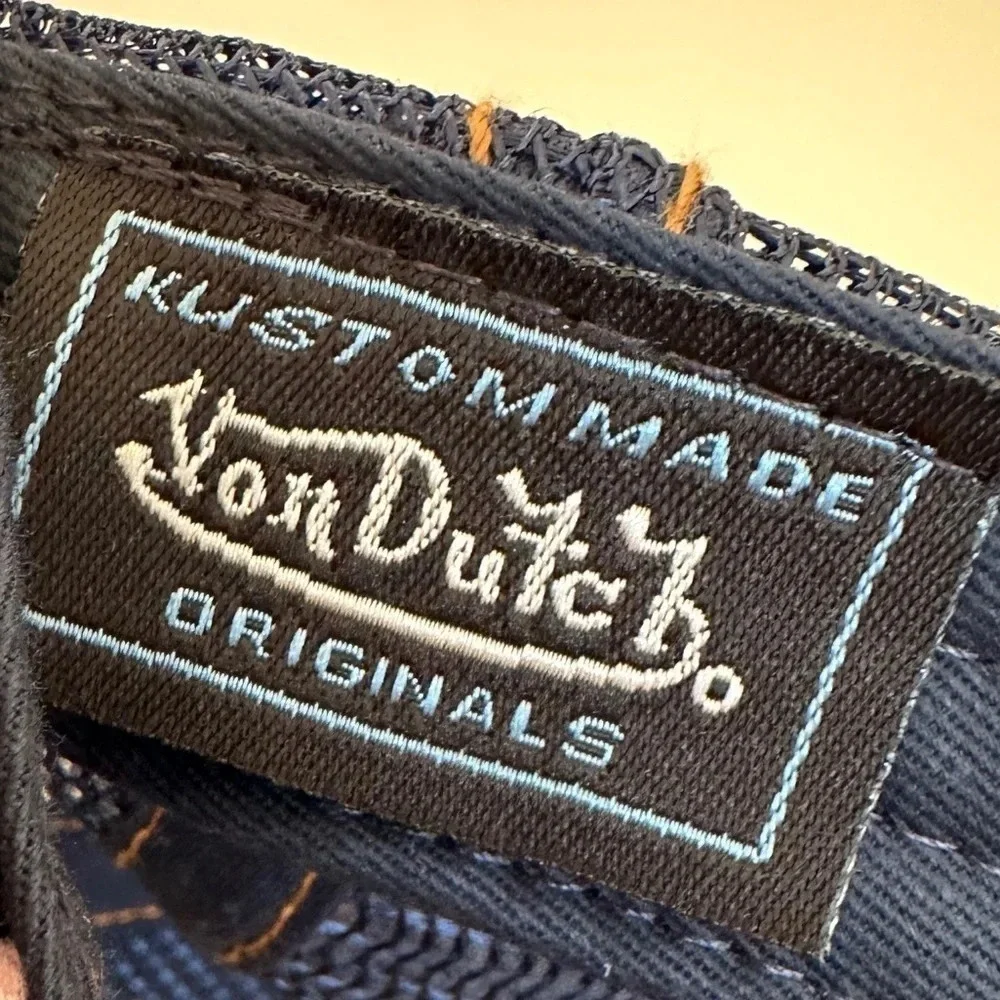 Von Dutch Youth Bucket Hat -  Green/Goldenrod NWOT